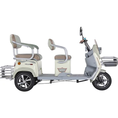 Arora Felix New Elektrikli 3 Tekerlekli Moped Geniş