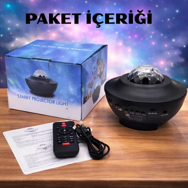 Artnest Okyanus Dalga Efektli LED Projektör USB Bluetooth 21 Fiyatı