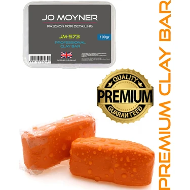 Jo Moyner Clay Bar Kil Hamuru Boya Metal Cam Yüzey Temizleme Kil Hamuru Medium Orange