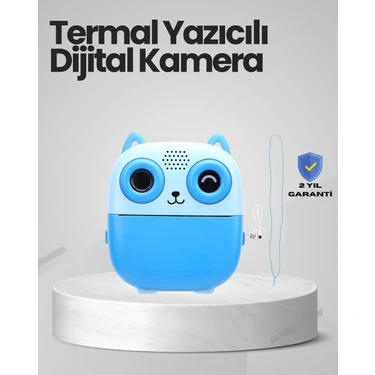 Anında Baskı Yapabilen Çocuk Fotoğraf Makinesi Hafıza Kart