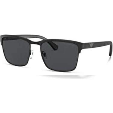 Emporio Armani 2087 301487 56 Siyah Renkli Erkek Güneş Gözlüğü UV 400