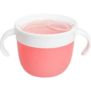 Munchkin Dökülmeyi Önleyen Atıştırmalık Kabı, 266ml, 12ay , Pembe, 1