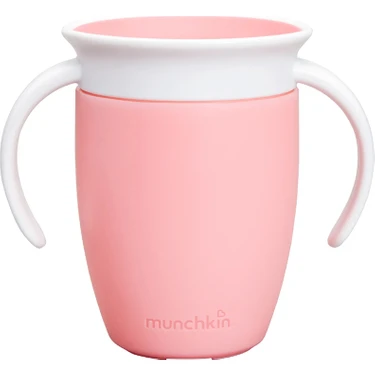 Munchkin Mucize  360° Alıştırma Bardağı 6AY+, 207ML, Pembe, 1