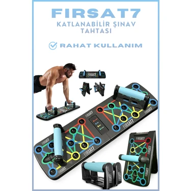 Katlanabilir Şınav Tahtası Fitness ve Kondisyon Için Dayanıklı Spor Platformu Push-Upp Şınav