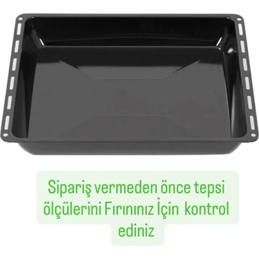 Becen House Ankastre Emaye Derin Parlak Fırın Tepsisi 45,5*37,5*3,5