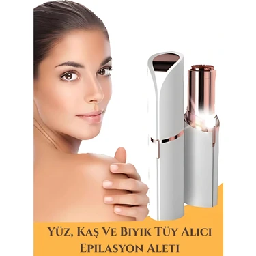 Depozee Yüz Kaş Bıyık Tüy Alıcı Epilasyon Aleti Islak & Kuru Kullanım ve Hassas Tasarımıyla