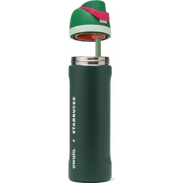 Owala + Starbucks Pipetli Termos Özellikli Yeşil Su Şişesi Fiyatı