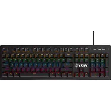 MSI FORGE GK300 Red Switch RGB Mekanik Gaming