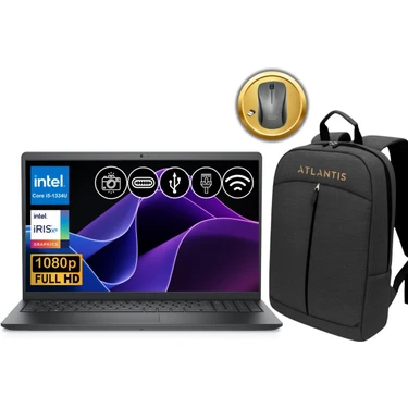 Dell Vostro 3530 I5-1334U 40GB 512GB SSD 15.6" Fhd Ubuntu N3409PVNB3530U ATL57 Notebook
