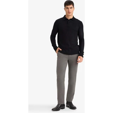 DeFacto Regular Fit Cepli Düz Paça Pantolon