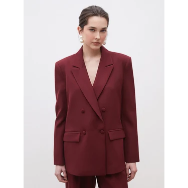 Soulife Krep Kadın Blazer