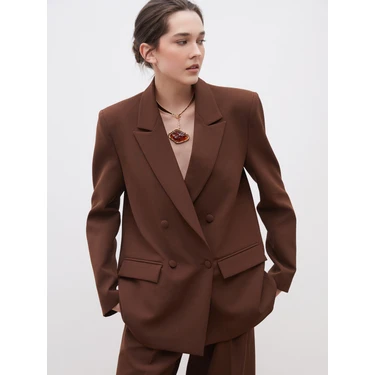 Soulife Krep Kadın Blazer