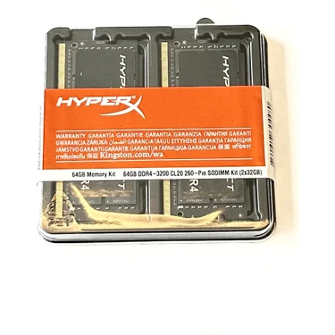 Kingston Hyperx Impact 64 GB (2X32) 3200 Mhz Ddr4 CL20 Fiyatı