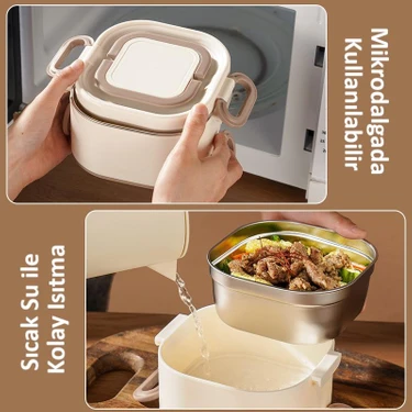 Valkyrie 1950 ml 3 Katlı Paslanmaz Çelik Yemek Kabı – Termal Fiyatı