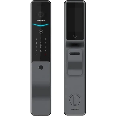 Philips Akıllı Kilit DDL720-FVP-7HWS ,3D Yüz Tanıma Teknolojisi, Merkezi Kilit ile