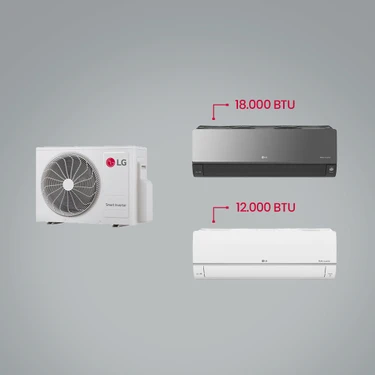 Lg 1+2 Multi Sistem / 18+12 Iç Üniteler ve 1 Adet Dış Ünite / Al Thinq Wi-Fi