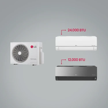 Lg 1+2 Multi Sistem / 24+12 Iç Üniteler ve 1 Adet Dış Ünite / Al Thinq Wi-Fi