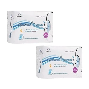 SanalAMCA Store Tiens Airiz Gece 8li Hijyenik Kadın Pedi 2