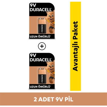 Duracell Basic 9 Volt Pil 2