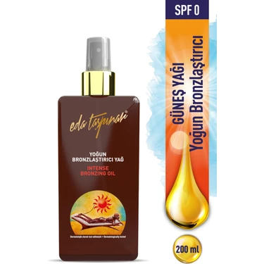 Eda Taşpınar Yoğun Bronzlaştırıcı Yağ Sprey Kapak SPF 0 - 200