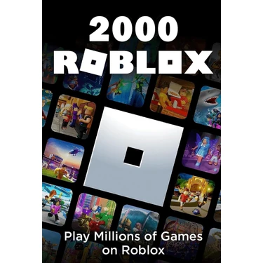 Roblox Robux 2000 Gift Card Dijital Ürün Eksik Yükleme İade Garantisi
