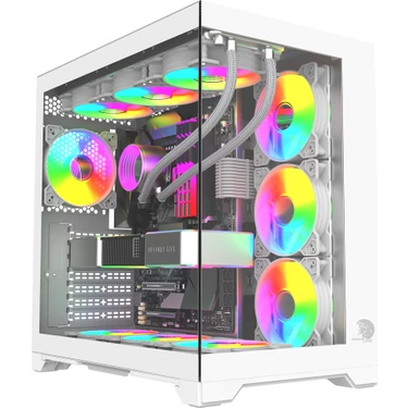 Gameline Robust Premium 7x Rgb Fanlı USB 3.0 Type-C Gaming Bilgisayar Kasası