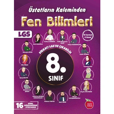 Newton Yayınları 8. Sınıf Fen Bilimleri Deneme LGS Sınavı İçin Üstatların Kaleminden 16