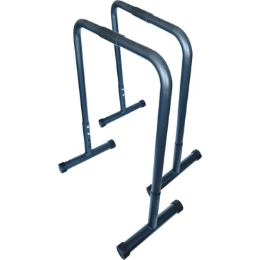Woqes Uzun Paralel Bar Fitness Egzersiz Aleti Dips Bar Siyah Kalınlaştırılmış Paslanmaz Çelik 7 kg