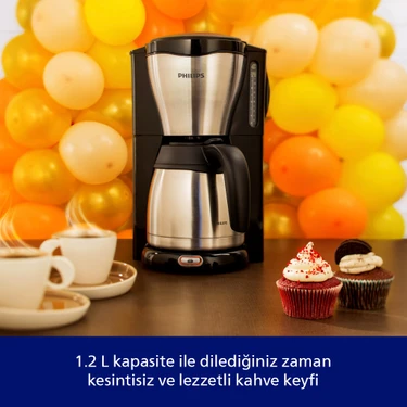 Philips HD7546/20 Cafe Gaia Gri Filtre Kahve Makinesi 15 Fiyatı