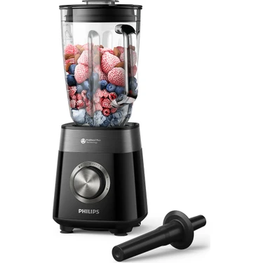 Philips 5000 Serisi Blender 1200W, ProBlend Plus Teknolojisi, 2 Lt Kapasiteli Cam Hazne, 3 Hız ve