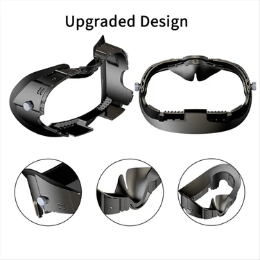 Meta Quest 3 Vr Aksesuarları Için - Konforlu Sünger Yüz Pedi Gelişmiş Vr Deneyimi Için