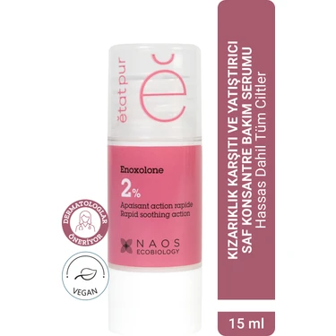 Etat Pur Enoxolone 15 ml Kızarıklık Karşıtı Saf Konsantre Bakım Serumu Hassas Ciltler