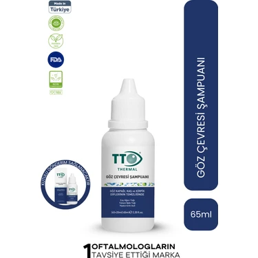 TTO Göz Çevresi Şampuanı 45 ml – Hassas Temizlik ve Hijyenik