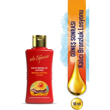 Eda Taşpınar Seyahat Boy Kalıcı Bronzluk Koruyucu Losyon 50 ml Cilt İçin Etkili