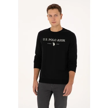 U.S. Polo Assn. Erkek Siyah Sweatshirt