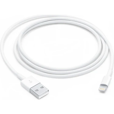 Teknofone iPhone Uyumlu Şarj ve Data Kablosu Tüm Modeller Şarj Kablosu 1 Metre Lightning-Usb