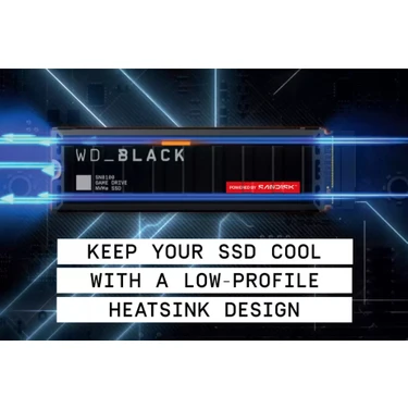 Wd Black SN8100 Heatsink 1tb Gaming Gen5 14900MB/S M.2 SSD Fiyatı