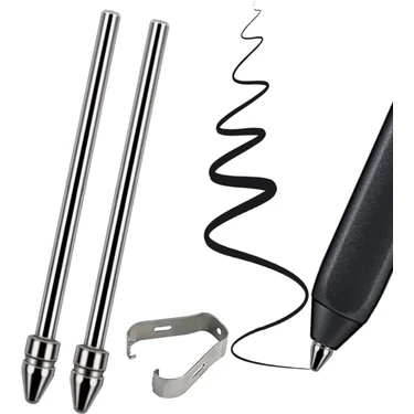 TekNetStore S-Pen Titanyum Aşınmayan Yedek Kalem Uç ve Çıkarma/takma Aparat (2 Adet) Tüm S-Pen