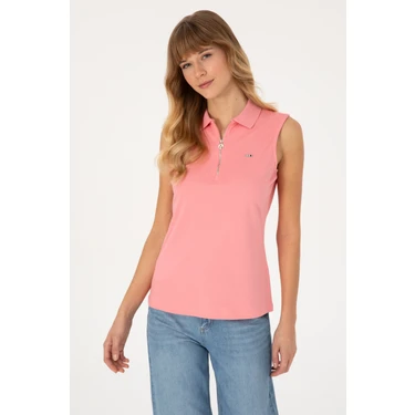 U.s. Polo Assn. Kadın Pembe Tişört