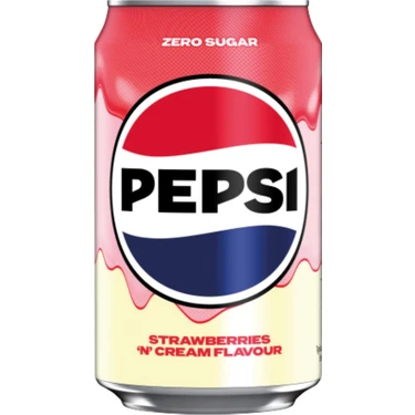 Pepsi Strawberries 'n Cream Flavour Zero Sugar - Karışık Fiyatı