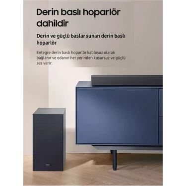 Samsung Dolby Audio / Dts Virtual:x Optik-Usb-Bluetooth® Tv-Telefon Bağlantı 300W Soundbar Ev