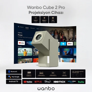 Wanbo Cube 2 Pro プロジェクター Xiaomi Wanbo Cube 2 Pro Projector - TechPunt