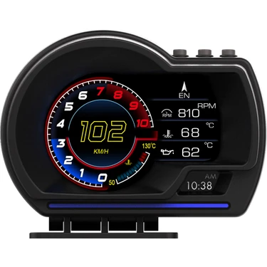 Fenrir Garage Head Up Display Araç Dijital Kilometre Obd2 + Gps Hud Hız Alarmı Rpm Su Sıcaklığı