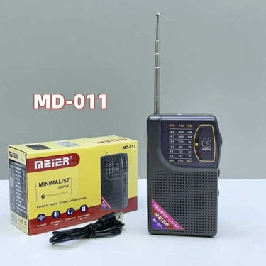 Rose Şarjlı Cep Radyosu - Fm Radyo, Deprem Radyosu Taşınabilir Küçük Radyo Black -
