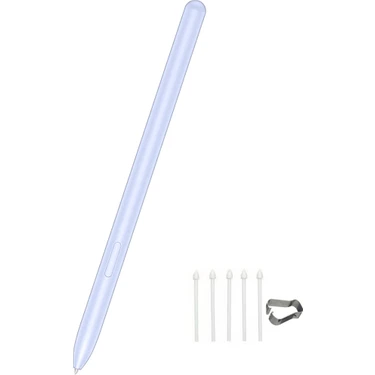 Sneezy Samsung Galaxy Tab S9 Uyumlu Mavi Spen Stylus Tablet Kalemi Yedek Uç Seti Ergonomik ve