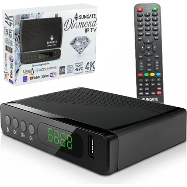 Sungate Diamond Linux Mini Full Hd Uydu Alıcı | Dahili Wifi + Ethernet | Youtube – Iptv