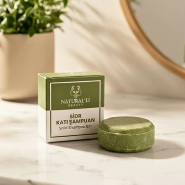 Natural'iz Beauty Sidr Katı Şampuan (Tüm Saç