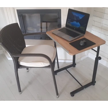 Depolife Koltuk Sehpası Notebook Laptop Bilgisayar Çalışma Masası Yükseklik Ayarlı Akrobat Masa