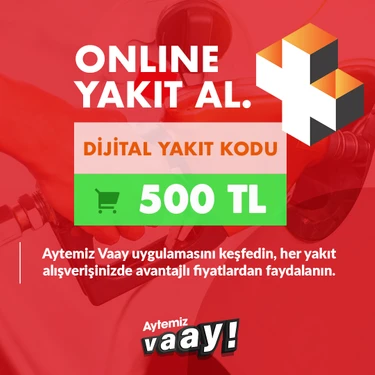 Aytemiz Akaryakıt Aytemiz Vaay Dijital Yakıt Kodu 500
