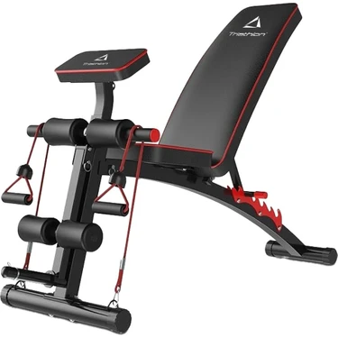 Triathlon T-246 Katlanabilir Ayarlanabilir Mekik ve Ağırlık Sehpası / 6 Kademe Sırt Açısı / Direnç